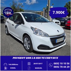 PEUGEOT 208 - 1.6 HDI 75 chvx