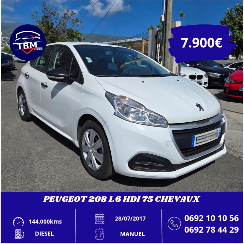 PEUGEOT 208 - 1.6 HDI 75 chvx